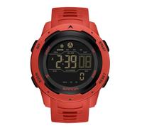 RORIOS Multifunctional Electronic Wristwatch Stylish Sport Watch Men Women Watch Digital Quartz Wrist Watch Unisex Waterproof Watch TPU Strap ABS Case Watch Red