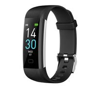 RORIOS Sports Smart Bracelet for Men Women Activity Tracker Band iP68 Waterproof 16 Sport Modes Fitness Smart Wristwatch Black