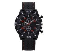 RORIOS Sports Watch for Men Stylish Analog Wristwatch with Breathable Perforated Strap Multi-Color Casual Timepiece Orange