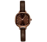 RORIOS Square Women Watches Analog Quartz Watch with Leather Strap Simple Dress Waterproof Wristwatch
