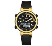 RORIOS Unisex Watch Digital Quartz Watch with Rubber Strap Men Women Waterproof Stopwatch Multifunction Electronic Wristwatch for Mens/Womens