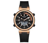 RORIOS Unisex Watch Digital Quartz Watch with Rubber Strap Men Women Waterproof Stopwatch Multifunction Electronic Wristwatch for Mens/Womens
