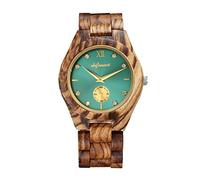 RORIOS Unisex Wooden Watch Analog Quartz Watch with Wood Band Lightweight Couple Wooden Watches Natural Wooden Watches for Men Women