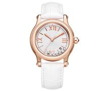 RORIOS Watches for Women Fashion Crystal Watch Analog Quartz Watch with Leather Strap Waterproof Women's Wristwatch