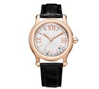 RORIOS Watches for Women Fashion Crystal Watch Analog Quartz Watch with Leather Strap Waterproof Women's Wristwatch