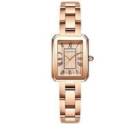 RORIOS Women Watches Analogue Quartz Watch with Stainless Steel Strap Waterproof Retro Square Wristwatch Elegant Watch for Ladies Girls