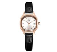 RORIOS Women Watches Square Watches Analog Quartz Watch with Leather Strap Simple Dress Waterproof Wristwatch