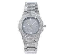 RORIOS Women's Bling Watch Diamond Stainless Steel Wristwatch with Date & 30M Water Resistant Trendy Ladies Style for Party/Daily Silver