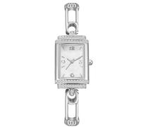 RORIOS Women's Crystal Bracelet Watch Rectangular Dial Quartz Movement Waterproof Elegant Jewelry Timepiece for Dress Casual and Gift Giving White