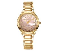 RORIOS Women's Metal Watch Fashion Analog Quartz Wristwatch with Multiple Color Dials Elegant Casual Dress Watches for Daily Wear Pink