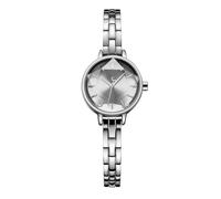 RORIOS Women's Quartz Analogue Watch Silm Stainless Steel Strap Simple Waterproof Watch for Women Fashion Watches, Silver, Bracelet