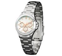 rorios Women's Watch Analogue Quartz Watch with Stainless Steel Strap Luminous Elegant Women's Watch Business Girls Watch, Pink White B, Bracelet