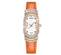 RORIOS Women's Watches Bling Diamonds Watches Analog Quartz Watch with Leather Strap Waterproof Wristwatch for Ladies Women