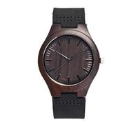 RORIOS Wooden Watch for Lovers Analog Quartz Watch Couple Wooden Watches with Leather Strap Natural Wrist Watches for Men Women