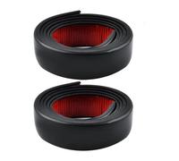 RORLL Car Wheel Fender Universal Fender Flare Lip Wheel Arch Trim 35/45mm Extenders Decorative Car Eyebrow Protector(2x Black 45mm)