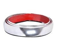 RORLL Car Wheel Fender Universal Fender Flare Lip Wheel Arch Trim 35/45mm Extenders Decorative Car Eyebrow Protector(1x Silver 35mm)