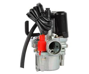 RORLL Carburetor Carb Carburetor For Peugeot For Speedfight 50cc 2-Stroke Scooter 12mm Passage Carburetor With 1P40QM / B 17mm Intake Engine Motorcycle Carburetor