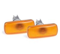 RORLL For Jeep For Patriot For Compass For Commander For Liberty 2008-2012 Front Car Side Marker Light Repeater Turn Signal Lamp Indicator Turn Signal Light(2pcs Yellow)