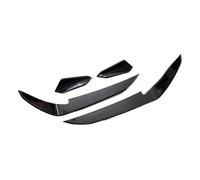 ROROL Front Spoilers For VW For G&olf 7.5 For GTI For GTD R For Line 2017-2020 Spoiler Front Bumper Aero Kit Canard Wings Gloss Black Lip Splitter(B)