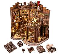 Roroom Book Nook Kit for Adults, Vintage Library DIY Miniature House