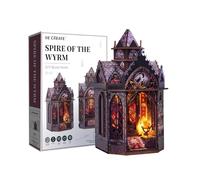 Roroom Diy Miniature House Kit, Wooden Doll house Miniature Kit with Furniture, 1:24 Creative Room Idea Gift for Adult Friend Lover - Spire of the Wyrm-ZWSL42