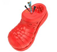 ROROZ PETSUPPLIER WITH LOVE FOR OUR LITTLE FRIEND Indestructible Natural Rubber Interactive Dog Chew Toy Shoes,