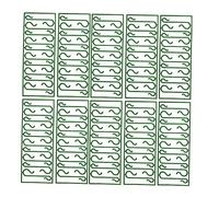 RORPOIR 100pcs Decoration Accessories Outdoor Lights Gutter Hooks Christmas Ornament Hooks Xmas Decoration s Hooks Christmas Pendant Hanging Nativity Ornaments Holiday Closet Mini Green
