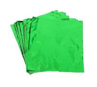 RORPOIR 100pcs Green Aluminum Foil for Food Packaging Candy Wrappers and Tea Packing and Safe for Home and BBQ Use