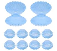 RORPOIR 10pcs Shell Shape Candy Boxes Made of Lightweight Pp Material, for Bridal Shower and Shops, Sturdy and Support Long Time Using, Party Favour Packaging for Sweets and Treats