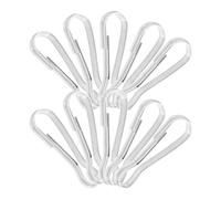 RORPOIR 10pcs Stainless Steel Spring Hooks for Small Animal Tunnels, Easy Installation and Safe Reliable Clips for Household and Pet Applications