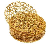 RORPOIR 12Pcs Moon Dessert Plates Eid Mubarak Table Decor Plastic Serving Platter Ramadan Dessert Tray Eid Party Snack Dish Dried Fruits Tray for Home Decoration