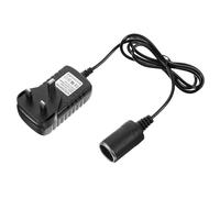 RORPOIR 12v 2a Vehicle Power Inverter Car Plug Adapter Energy-saving Abs and Copper Material, 240v Input Voltage, Suitable for Cctv and Audio Amplifier Use