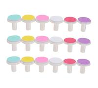 RORPOIR 18pcs Nail Trimmer Replacements Nail File Pads Trimmer Replacement Grinding Heads for Electric Grinding Part