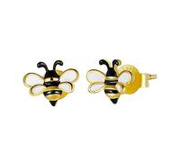 RORPOIR 1Pair Bee Earrings Sterling Silver Minimalist Ear Jewelry for Women Elegant Fashion Accessory for Parties and Special Occasions