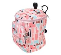 RORPOIR 1pc Stroller Bag Breast Storage Bags Bag Bags Refill Handle Holder Pet Wagon Diapers Basket Cooler Stroller Bunting Cup Handbag Stroller Hanging Bag Nylon Pink