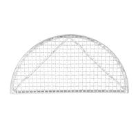 RORPOIR 1pc Thickened Half Stainless Steel Mesh Cooking Tool for Tempura Frying Non-Stick Reusable Kitchen Accessory for Japanese Korean Restaurants and Home Use Silver