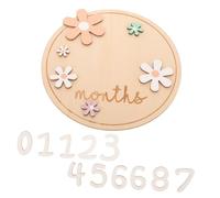 RORPOIR 1set Cards Nursery Signs for Girls Birth Announcement Photography Props Newborn Month Signs Boxed Keepsake for Showers