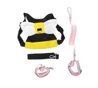 RORPOIR 1set Lost Safety Leash for Boys and Girls Harness and Wrist Link for Toddlers Breathable Design for Shopping Parks and Crowded Places Yellow Bumblebee Theme