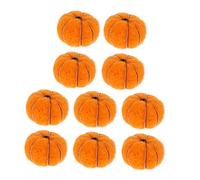 RORPOIR 20 Pcs Felt Pumpkins Halloween Garland Felt Pumpkin Decor Autumn Decorations Indoor Halloween Decorations Xmas Tree Decor Tinsel Christmas Tree Small Fake Pumpkins Plush Orange