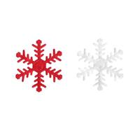 RORPOIR 200pcs Christmas Snowflake Confetti Nonwoven Ornaments Mix for Holiday Decor Lightweight Safe Snowflakes for Crafts Festive Decorations for Trees and Parties