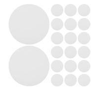 RORPOIR 20pcs Round PC Light Diffusion Plate for LED Downlight, White Recessed Light Diffuser with Practicality and Durability, for Interior Lighting and Easy Installation