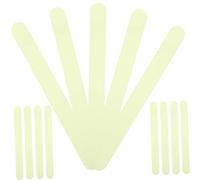 RORPOIR 24pcs Luminous Anti-slip Stair and Bathtub Strips Green Reflective Floor Safety Tape for Bathroom Shower Non-skid Decals 2x38cm Size, Night Glow Warning Adhesive