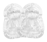 RORPOIR 2pcs Adorable Buddha Shape Mold Transparent Ginseng Growing Fruit Molds Multi-Function Melon Accessory Material for Easy Shaping and Fun Gardening Experience