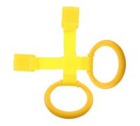 RORPOIR 2pcs Baby Pull Rings Toddler Walking Assist Tools Infant Crib Hanging Hand Rings Nursery Stand up Learning Yellow Set