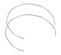 RORPOIR 2pcs Coffee Machine Handle Support Ring Stainless Steel Rust-Resistant Compact Portafilter Basket Locking Clips Replacement Parts for Home Use
