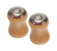 RORPOIR 2Pcs Creative Wooden Snail Stylish Ear Jewelry for Women Unique Piercing Decor Elegant Durable Design for Girlfriend Mother