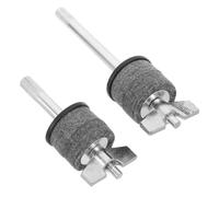 RORPOIR 2pcs Cymbal Stacker Mount Post for Small and Splash Cymbals, Double Layer Design with Adjustable Height, Alloy and Felt Material, Fast Assembly Portable Hardware for Drum Kit