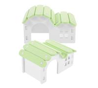RORPOIR 2pcs Hamster Hideouts Small Animal Hideout Houses for Hamsters and Guinea Pigs Pvc Material Comfortable and Fun Suitable and Small Animal Habitat