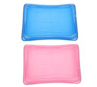RORPOIR 2pcs Inflatable Drink Holder for Pool Floating Tray Summer Party Ice Tray Pool Beer Serving