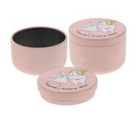 RORPOIR 2pcs Keepsake Box Tooth Fairy Container for First Haircut and Teeth Storage Memory Keepsake Box for Newborn Shower
